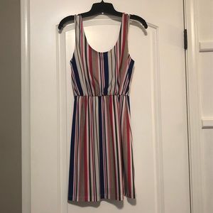 Akira Striped Tank Mini Dress